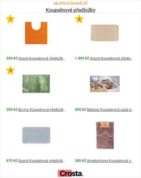Předložka do koupelny zelená – Stylový a moderní design